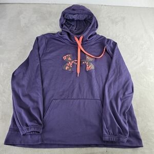 Under Armour Hoddie Womems XL Purple Floral